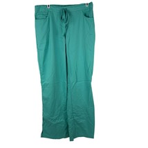 Greys Anatomy By Barco Womens Scrub Pants Size M Tall Polyester/Rayon Aqua - £14.30 GBP