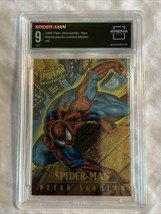 1995 Fleer Ultra Spider-Man Chrome Masterpieces LTD #6 SpiderMan Graded 9 - £116.10 GBP