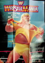 WWF Wrestle Mania - Hulk Hogan - Aklaim Ad for NES (1988) - New - £14.72 GBP