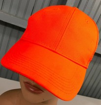 OC Sports Safety Orange Snapback Hunting Baseball Cap Hat - £10.61 GBP