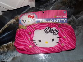 Hello Kitty Pink Zebra Utility Case NEW 2013 - $14.44