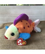 Vtg 1999 Retired TY Beanie Babies Lips the Fish Rare with Errors! - £74.00 GBP