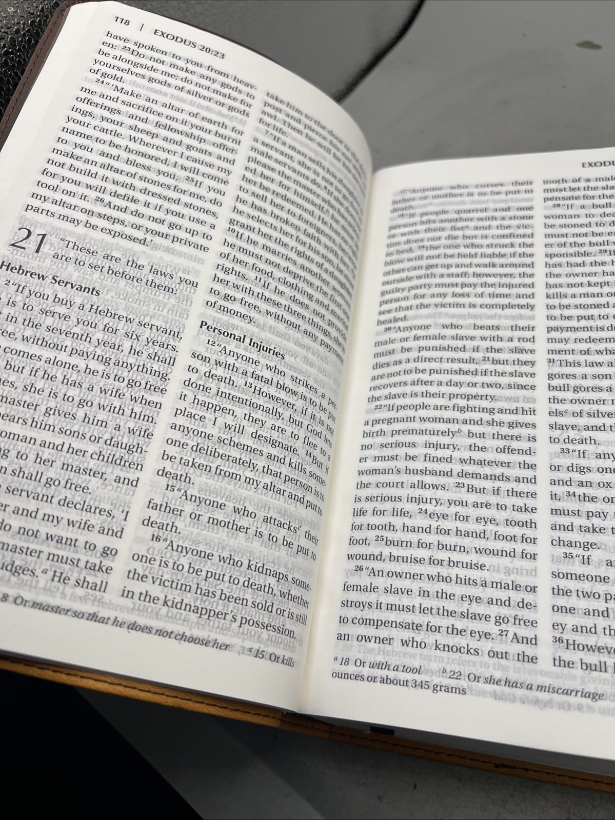 NIV Church  Holy Bible, Large Print By Zondervan 2011, Leather Back Item image 9