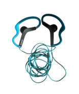 Sony SPORTS Running EARHOOK In-ear HEADPHONES Earphone - BLUE MDR-AS200 - £14.85 GBP