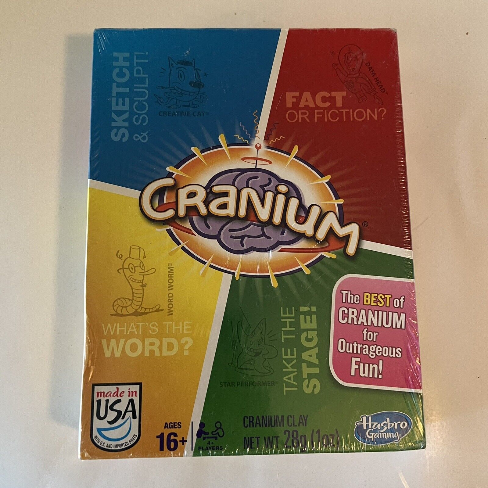 New Cranium Board Game by Hasbro The Best of Cranium, factory sealed - £21.61 GBP