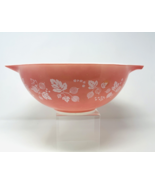 Vintage Pyrex Gooseberry Pink 444 Cinderella Nesting Mixing Bowl 4qt - $1,840.56 MXN