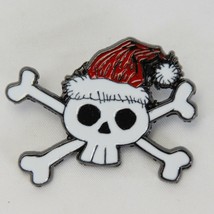 Disney Pin Nightmare Before Christmas JACK SKELETON Santa Hat Skull Cros... - $10.77