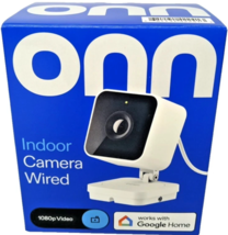 Onn Indoor Wired 1080p HDR Video Security Camera Works W/ Google Home an... - $49.49