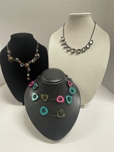 3 Necklaces Funky &amp; Chunky Vintage You and I J. Crew - $285.10 MXN