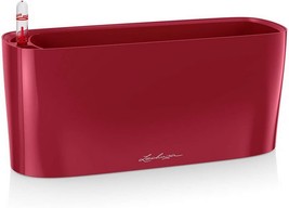 Lechuza 15469 Delta 10 Self-Watering Garden Planter, Scarlet Red, 30X11X... - $54.99