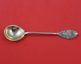 Grecian by Gorham Coin Silver Salt Spoon Master GW Original Circa 1861 3 3/4&quot; - £101.95 GBP