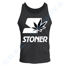 White Marijuana Leaf American Tee Stoner Joint Weed 420 T-Shirt Tank Top - £9.53 GBP