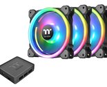Thermaltake SWAFAN EX 12 RGB PC Desktop Cooling Fan, 3 Pack, 500-2000 RP... - £87.66 GBP+