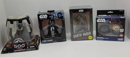 4 Star Wars Collectible Toy Action Figure Lot Darth Vader &amp; Rogue One K-... - £29.29 GBP