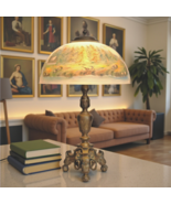 Art Nouveau Country House Lamp Table Lamp &quot;BAVARIA&quot; Bronze Unique Lamp - $12,391.34 MXN