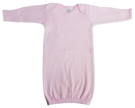 Unisex 100% Cotton Infant Pink Gown Newborn - £7.96 GBP
