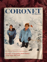 Coronet February 1960 Thelma Tad Tadlock Natalie Wood Anne Frank Otto John Groth - £7.04 GBP