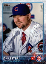 2015 Topps #406 Jon Lester Chicago Cubs - £0.70 GBP