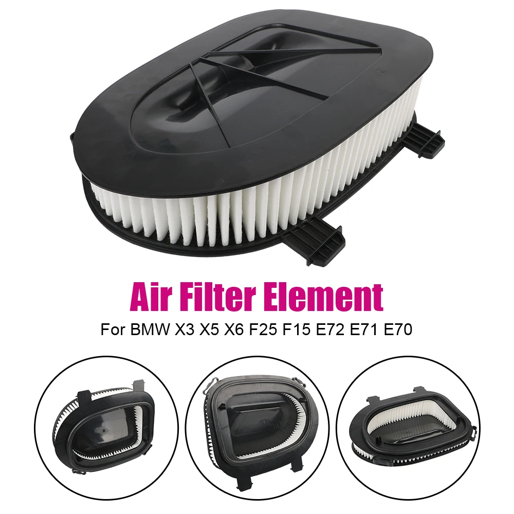 Car Air Filter Element Auto Accessories 2.0-3.0L OEM 13717811026 For BMW X3 X5 - £32.43 GBP