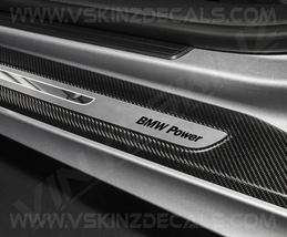 BMW Power Logo Door Sill Decals Stickers Premium Quality 5 Colors Alpina M4 M3 M - £8.79 GBP