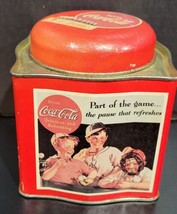 Vintage Coca Cola 1993 Metal Tin Container by The Tin Box Company of America - £10.05 GBP