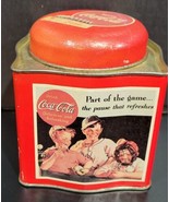 Vintage Coca Cola 1993 Metal Tin Container by The Tin Box Company of Ame... - $17.48 CAD