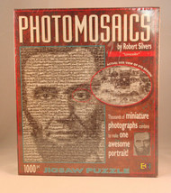 Photomosaics-Lincoln 1000 pc jigsaw puzzle-1995 - £6.08 GBP