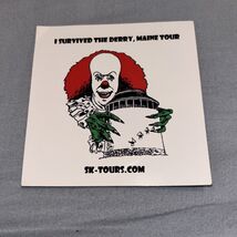 Vintage “I Survived The Derry Maine Tour” Stephen King’s It Horror Magne... - $8.82