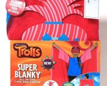 Franco Manufacturing Co DreamWorks Trolls Super Blanky All In One Cape &amp;... - £17.29 GBP