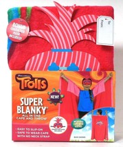 Franco Manufacturing Co DreamWorks Trolls Super Blanky All In One Cape &amp;... - $21.99