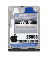 macOS Mac OS X 10.6 Snow Leopard Preloaded on 250GB Sata HDD - $24.99