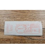 US Mail Post Meter Stamp Hazleton Pennsylvania 1957 Cutout USPS - $3.99