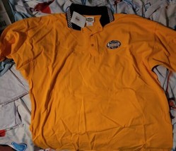 Daytona 500 50 Year 2008 Official Trackside Yellow Men&#39;s 2XL Polo Shirt NWT - C2 - £33.89 GBP