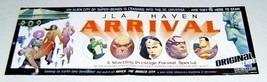 2001 JLA Haven 34x11 DC Comics promo poster: Superman/Green Lantern/Wonder Woman - £16.87 GBP
