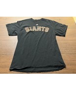 San Francisco Giants Men&#39;s Black MLB Baseball T-Shirt - Majestic - Large - £6.28 GBP