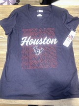 Houston Texans T Shirt Womens Large NFL Apparel Short Sleeve VNeck. Nwt. M - £9.31 GBP