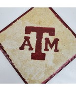 Vintage Texas A &amp; M Ceramic Pot Trivet 5.5x5.5 Inch - $16.83