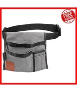 Elegant 6-Pocket Tool Belt Pouch for Carpenters &amp; Gardeners - Adjustable... - $532.12 MXN