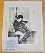 VINAGE 1960’s SIGNED LITHOGRAPH IN BLACK AND WHITE, &quot;PRACTICE&quot; BY MERVIN... - €49,92 EUR