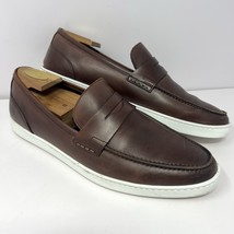 To Boot New York Men’s Salina Slip On Penny Loafer Sz 10.5 Brown Leather... - $59.35
