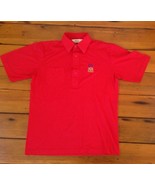 Vintage Style Miller Light Embroidered Logo Polo Cotton Blend Red Shirt ... - £19.74 GBP