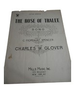 Vtg Sheet Music Piano Ukulele Rose of Tralee Play or Frame c 1934 - $15.99