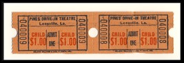 2 Pines Drive-In Movie Theatre Tickets, Leesville, Louisiana/LA,  - £3.10 GBP