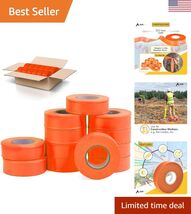 12 Pack Fluorescent Flagging Tape - Multipurpose Neon Marking Tape - Gre... - $49.89