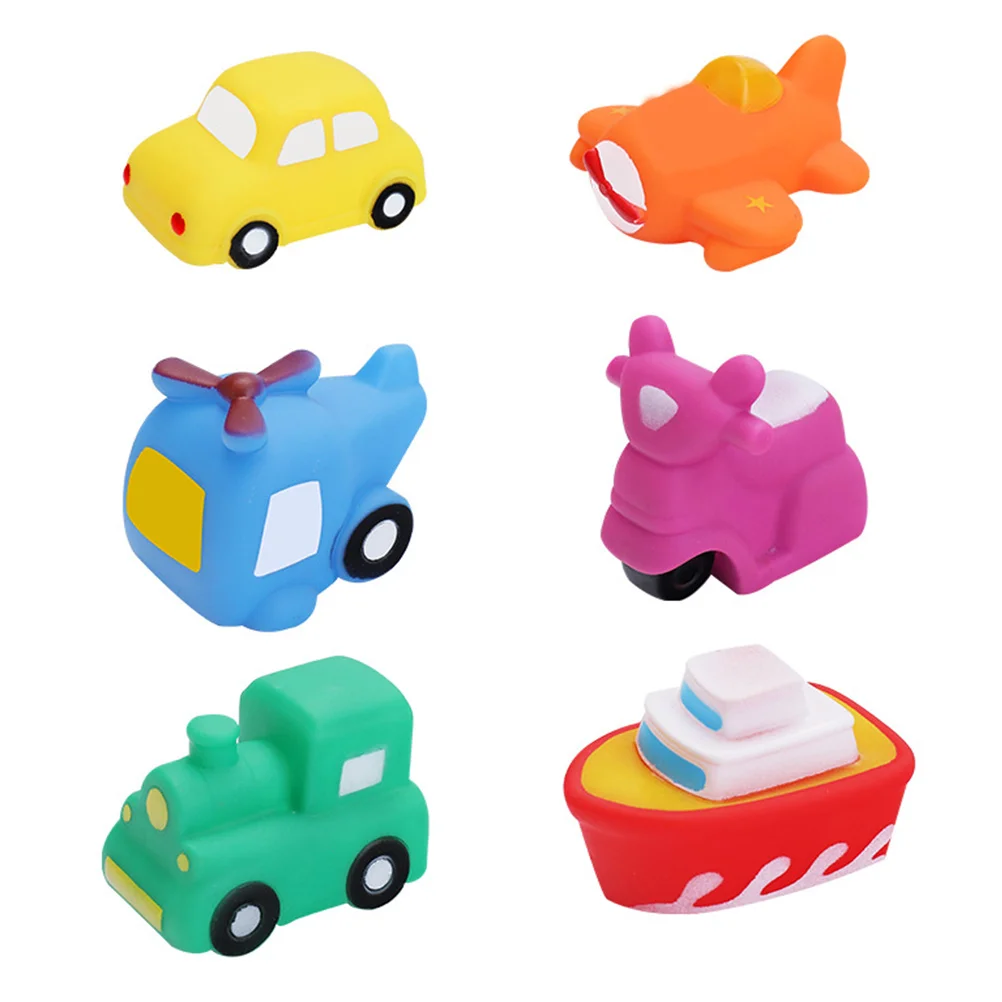 6pcs Cartoon Vehicle Baby Bathing Toys Swimming Water Toys Children Shower Toys - £13.42 GBP