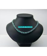 C64 sterling silver plated enamel copper byzantine silver green - $95.93 CAD