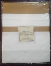 NWT  Restoration Hardware &quot;Italian Double Banded &quot; Caramel Standard Pill... - $25.69