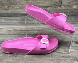 Birkenstock Eva Madrid Shoes Womens 6 Magenta Pink Rubber Slide Sandals - £23.09 GBP