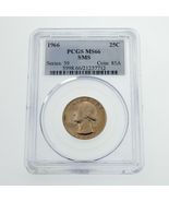 1966 25C Quarter SMS Special Strike Graded by PCGS as MS-66 - €28,04 EUR