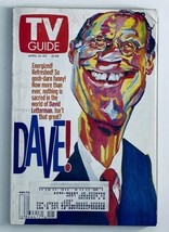 TV Guide Magazine April 14 2001 David Letterman Illustration NY Metro Ed. - £7.43 GBP